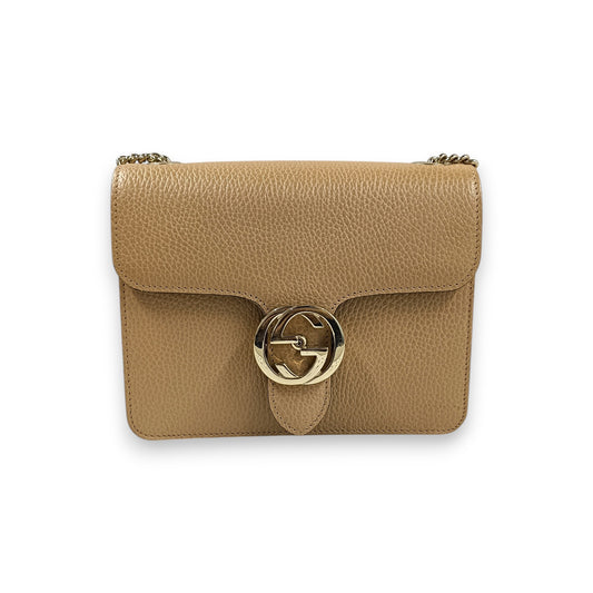 GUCCI Shoulder Bag 510304 520981 Rank (A) Beige *Chain Small sticky
