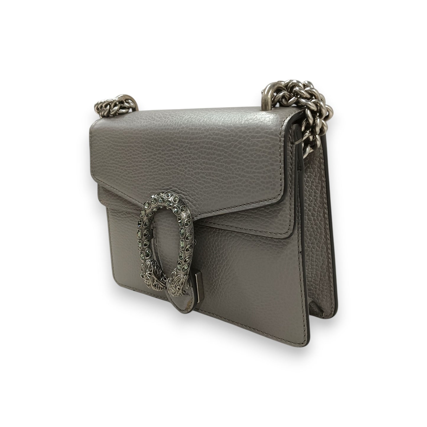 GUCCI Shoulder Bag 421970 493075 Rank(B) Gray Stain