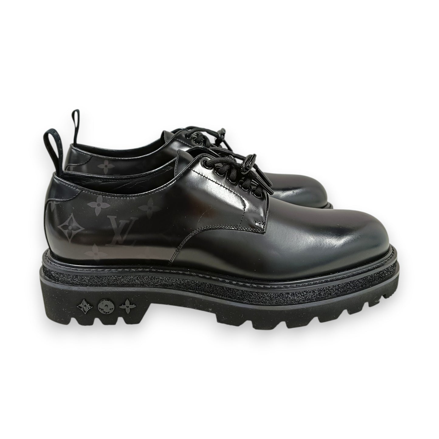 LOUIS VUITTON Boots Size 9 Mens Black Rank (B) DI 0280