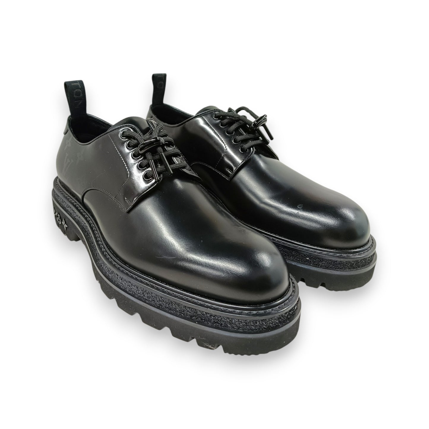 LOUIS VUITTON Boots Size 9 Mens Black Rank (B) DI 0280