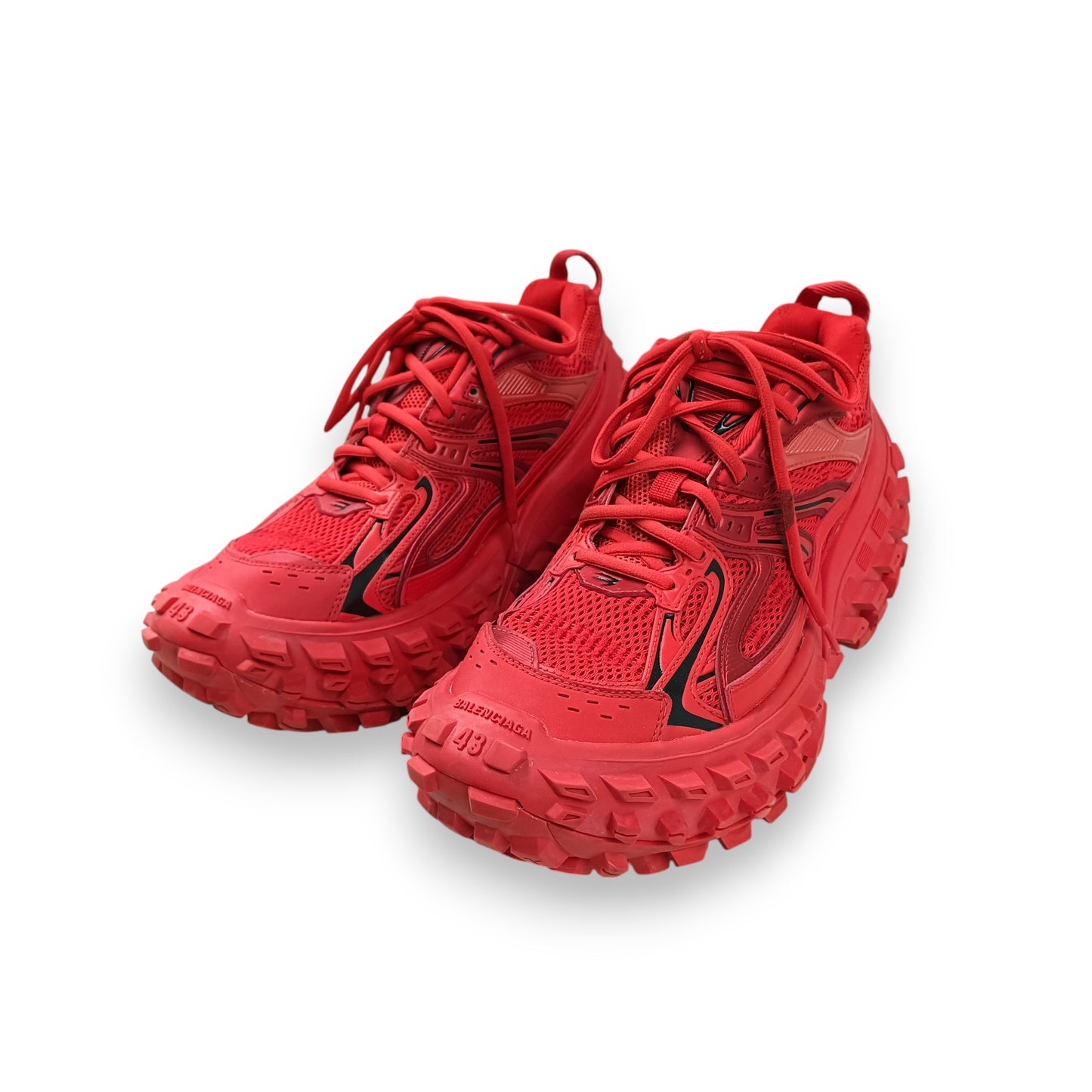 BALENCIAGA Sneaker 43 Mens 685613  Red Rank (B) Stain