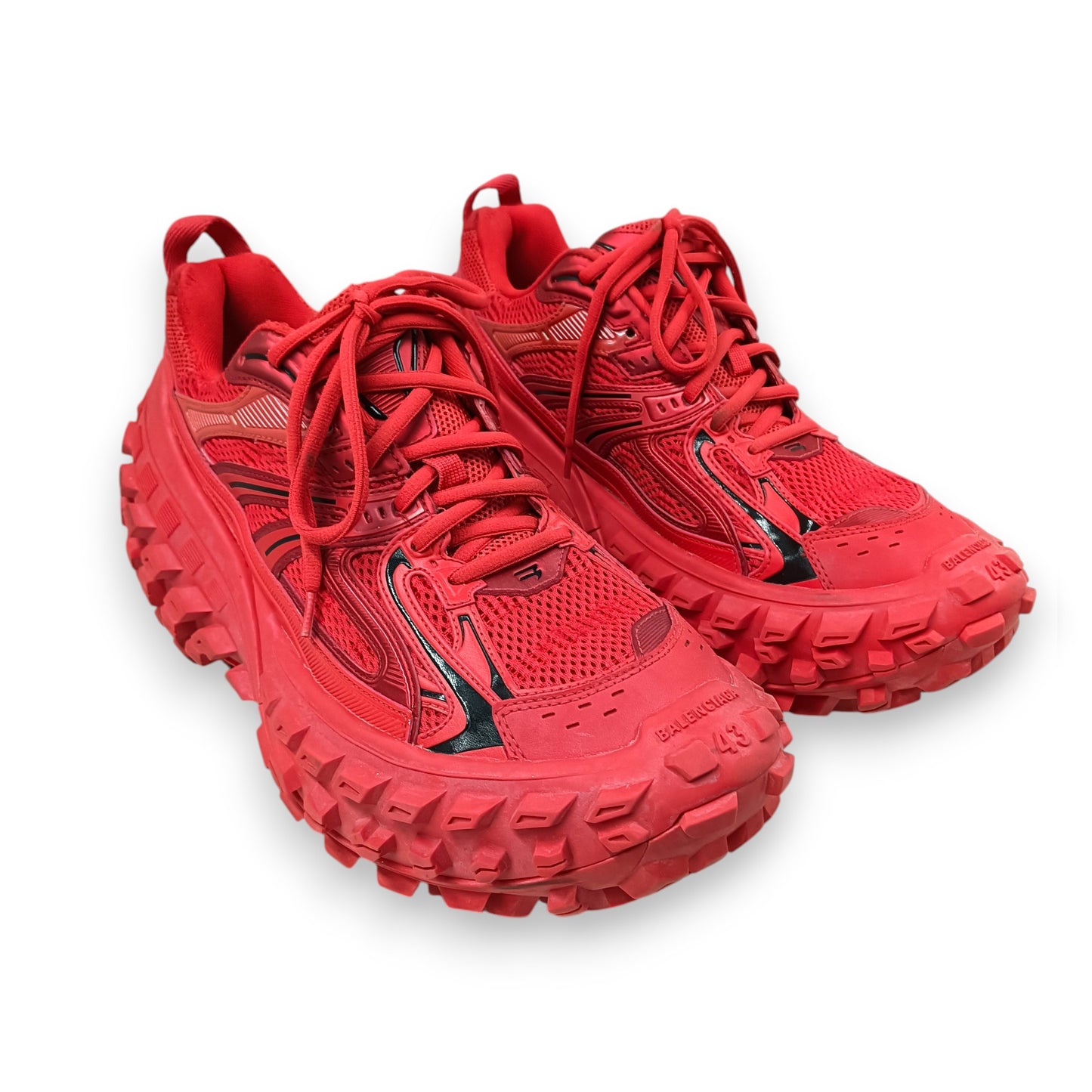 BALENCIAGA Sneaker 43 Mens 685613  Red Rank (B) Stain