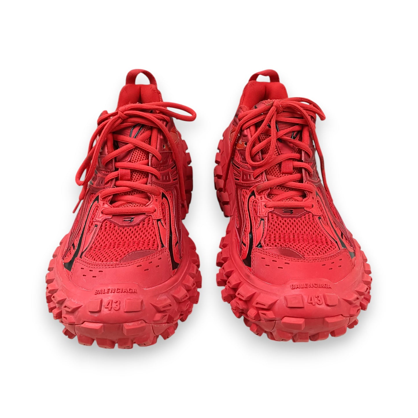 BALENCIAGA Sneaker 43 Mens 685613  Red Rank (B) Stain