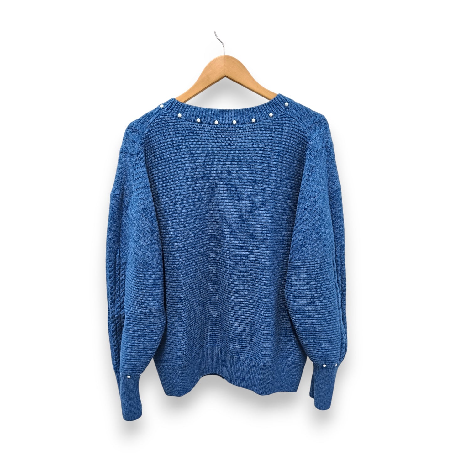 CHANEL Cardigan Size 40 Lady's Blue Rank (B) P53610K06955