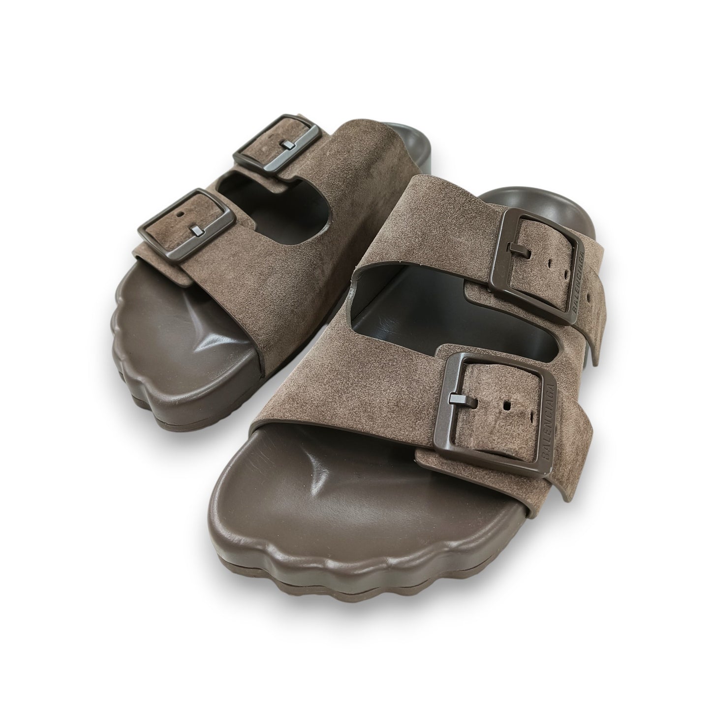 BALENCIAGA Sunday Sandal 39 Mens Brown Rank (B) Scratch 761342
