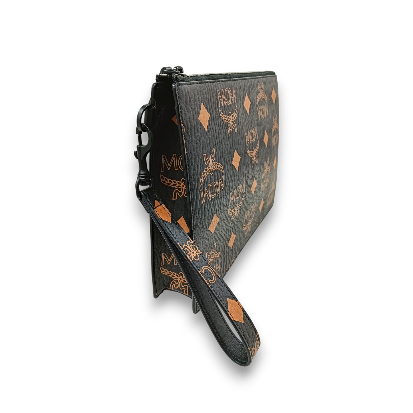 MCM Clutch Bag MXZDATA01BK001 Rank (A) Black