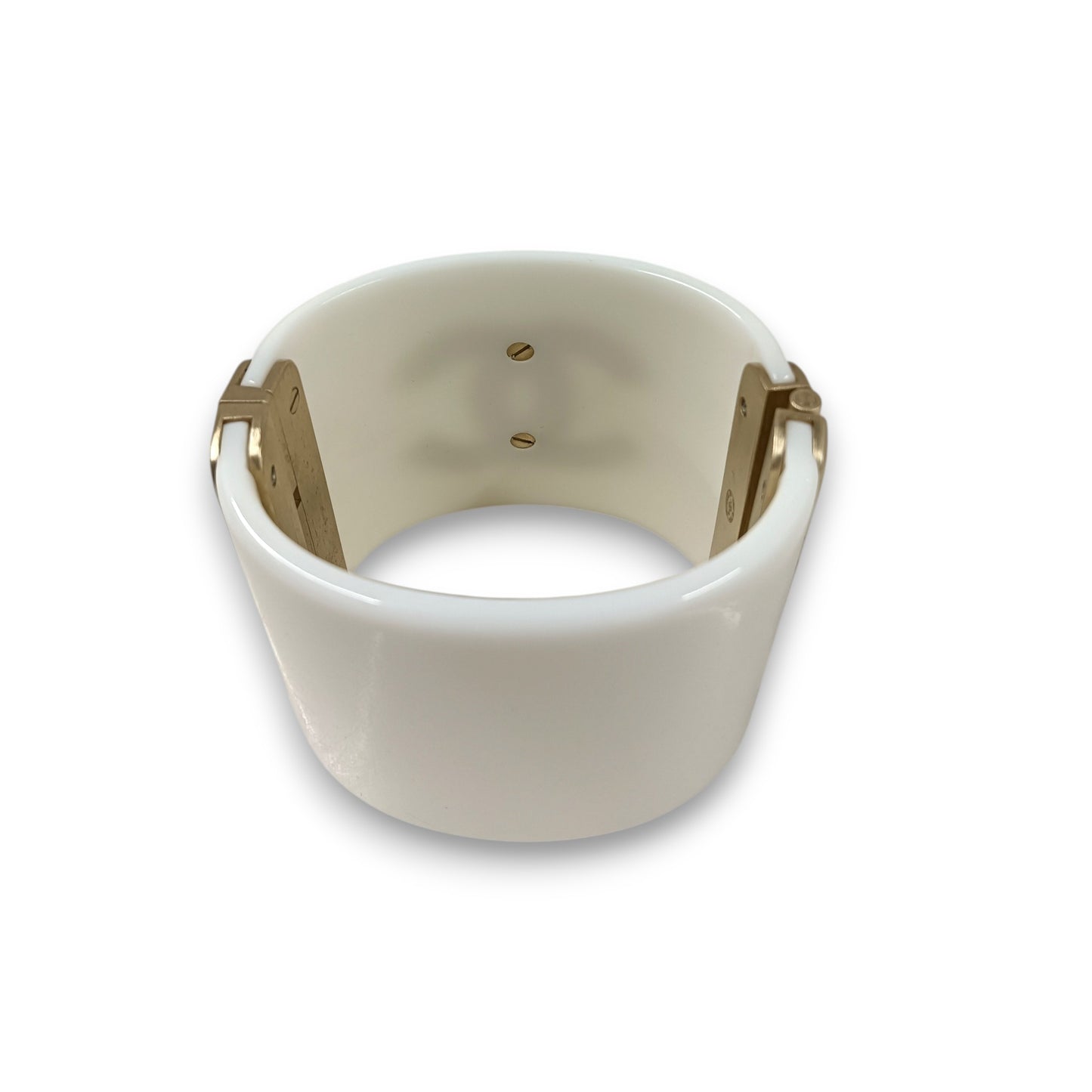 Bracelet CHANEL Rank (B) White/Pink *stain*