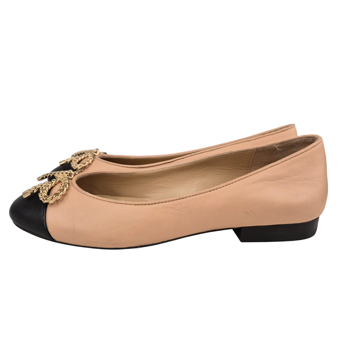 MICHAEL KORS Pumps SIZE 5M Lady's Beige/Black Rank(B) Scratch