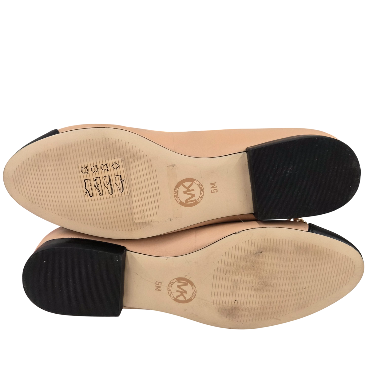 MICHAEL KORS Pumps SIZE 5M Lady's Beige/Black Rank(B) Scratch