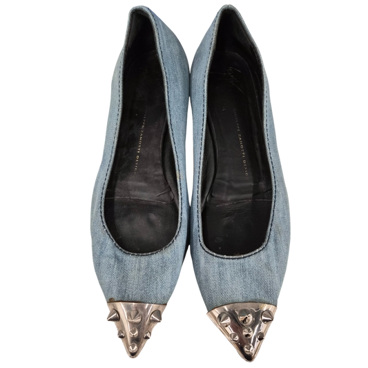 GIUSEPPE ZANOTTI Pumps SIZE 39 Lady's Blue Rank(B)