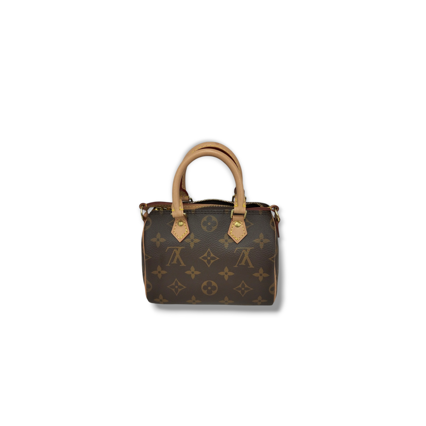 LOUIS VUITTON 2WAY SHOULDER BAG M61252 BROWN TY2270 NANO SPEEDY RANK (A)