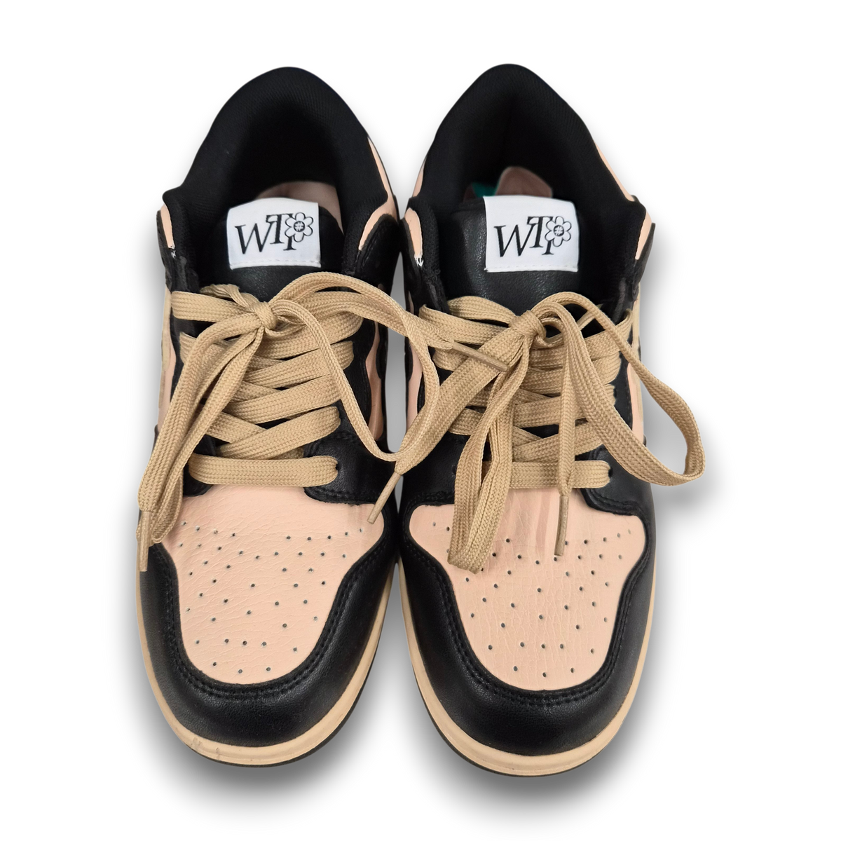 WATER THE PLANT Sneaker SIZE 8 Lady's Black And Beige Rank(B) Stain