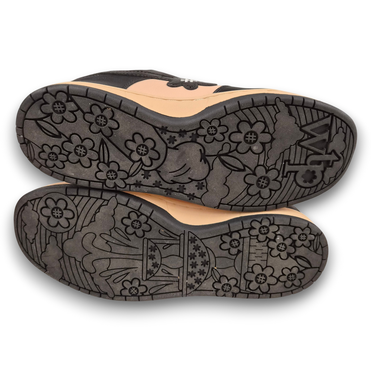 WATER THE PLANT Sneaker SIZE 8 Lady's Black And Beige Rank(B) Stain