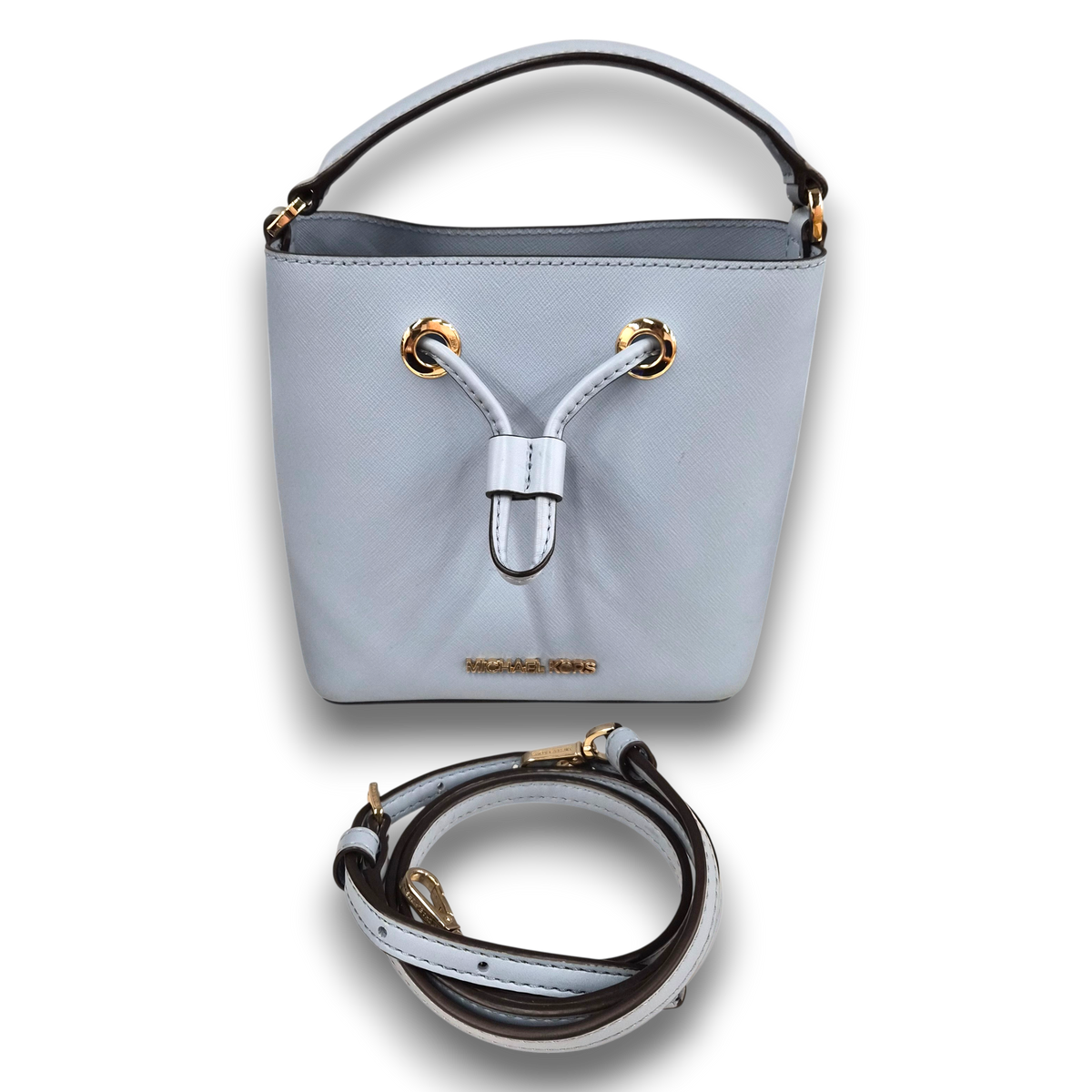 MICHAEL KORS 2WAY Bag 35TOGU2COL Sky Blue Rank(B) Stain
