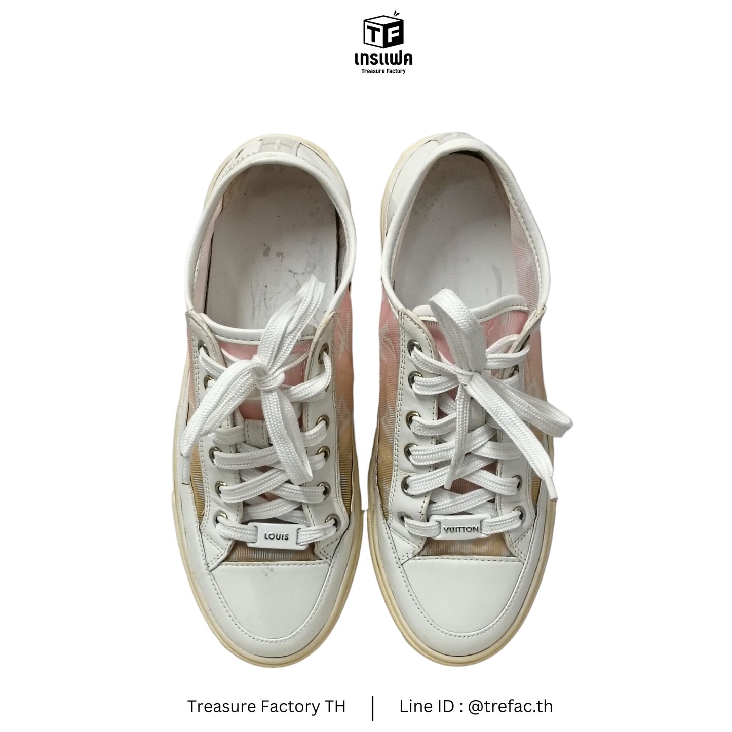 LOUIS VUITTON SNEAKER SIZE 38 LADY'S white LD0220