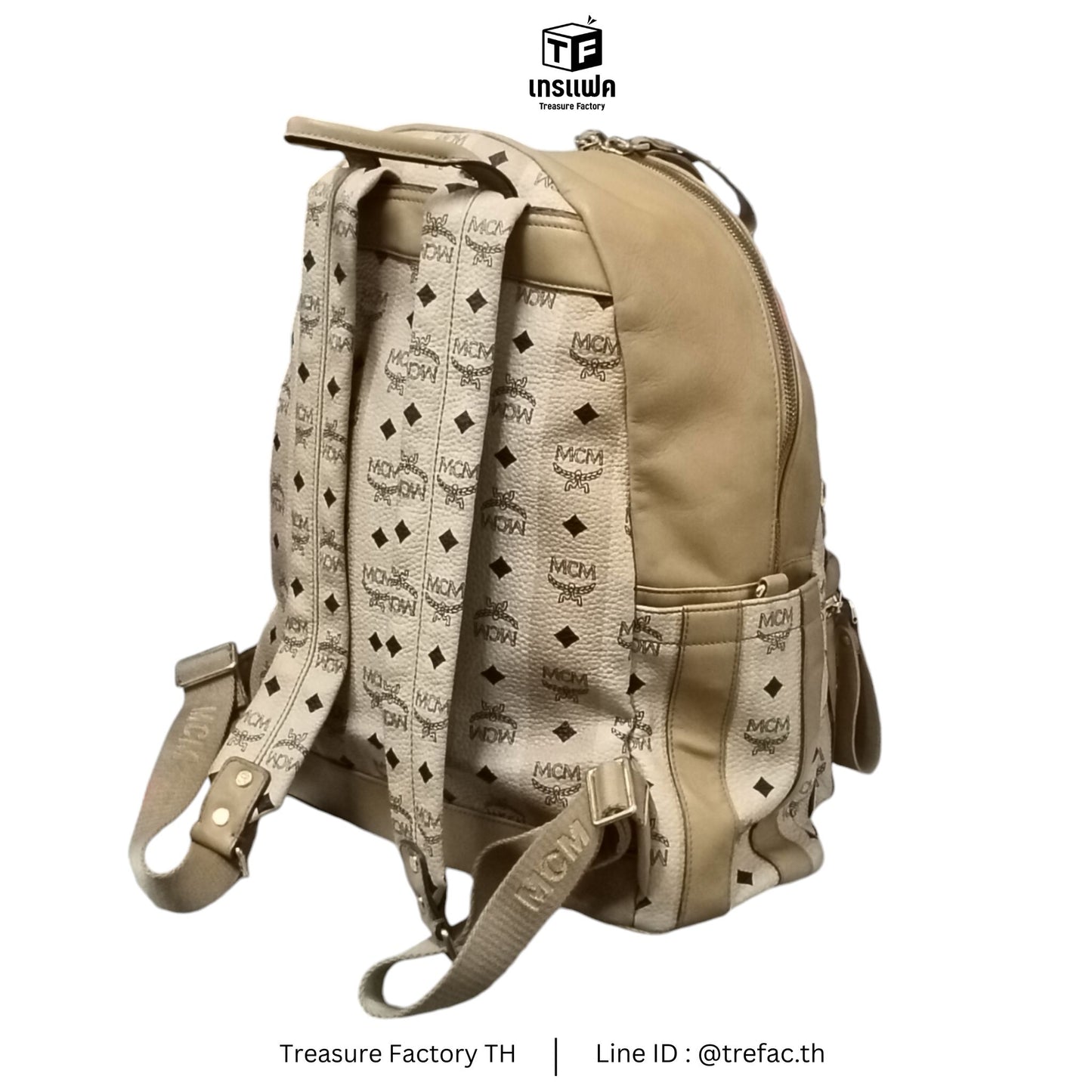 MCM Rucksack Beige MMK4SVI02IG001