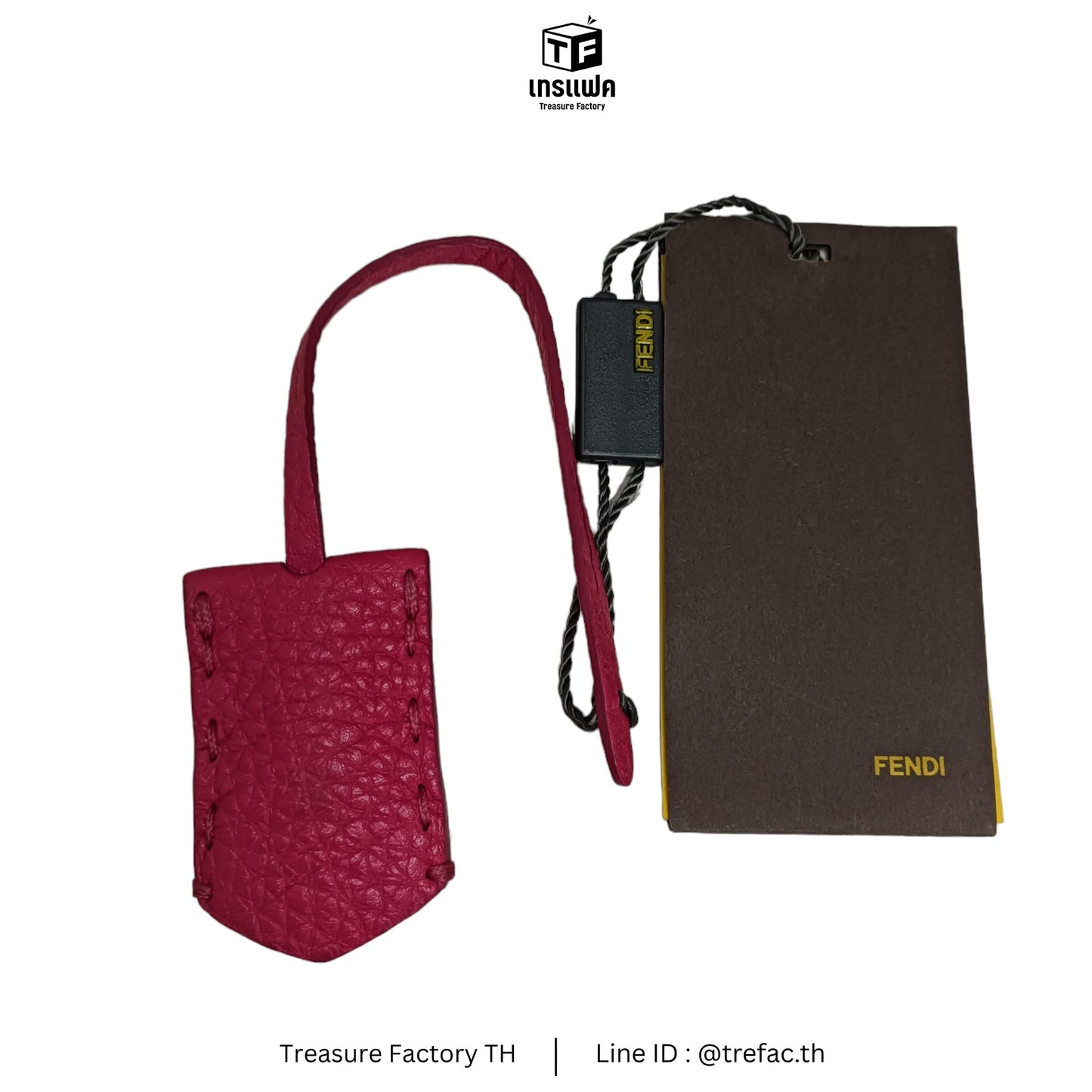 FENDI KEY RING SHOCKING PINK 8AV059 00NDU F0QE7 RANK(B)