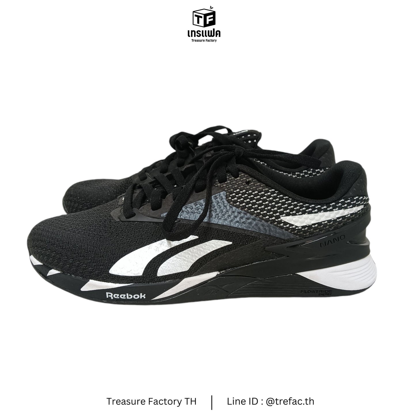 REEBOK SNEAKER 4UK HP6042 UNISEX BLACK RANK(A) NANO X3