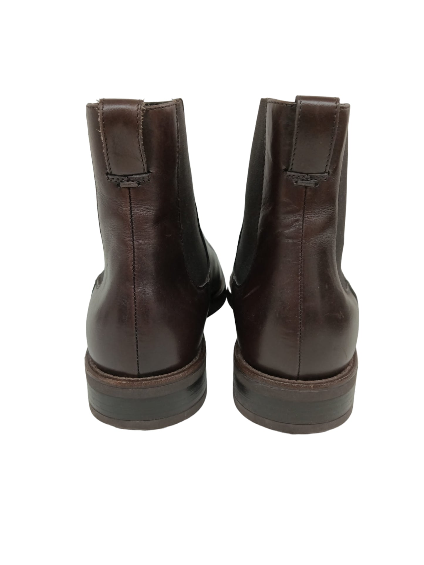 Paul Smith Side Gore Boots 40 Mens Drak Brown (Rank B)