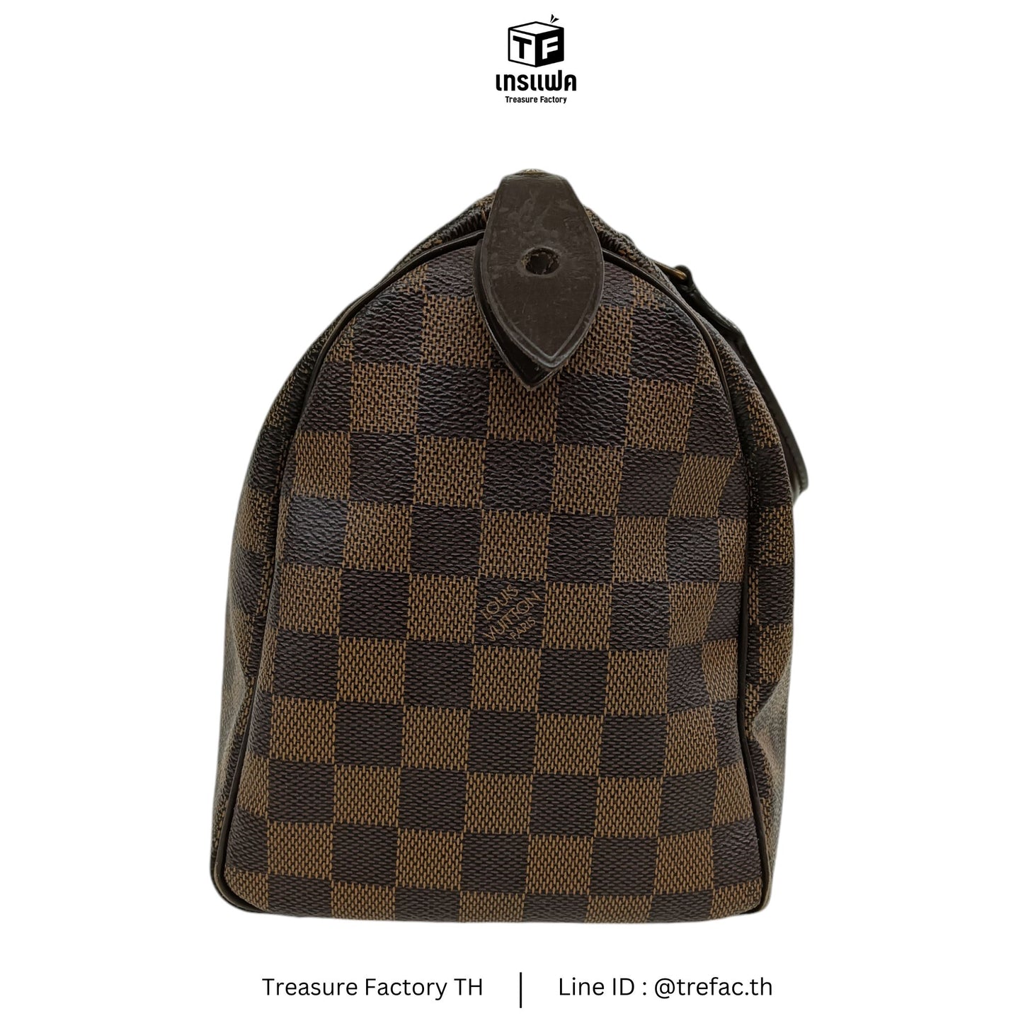 LOUIS VUITTON Handbag Damier Brown Stain TR0173 Speedy 25