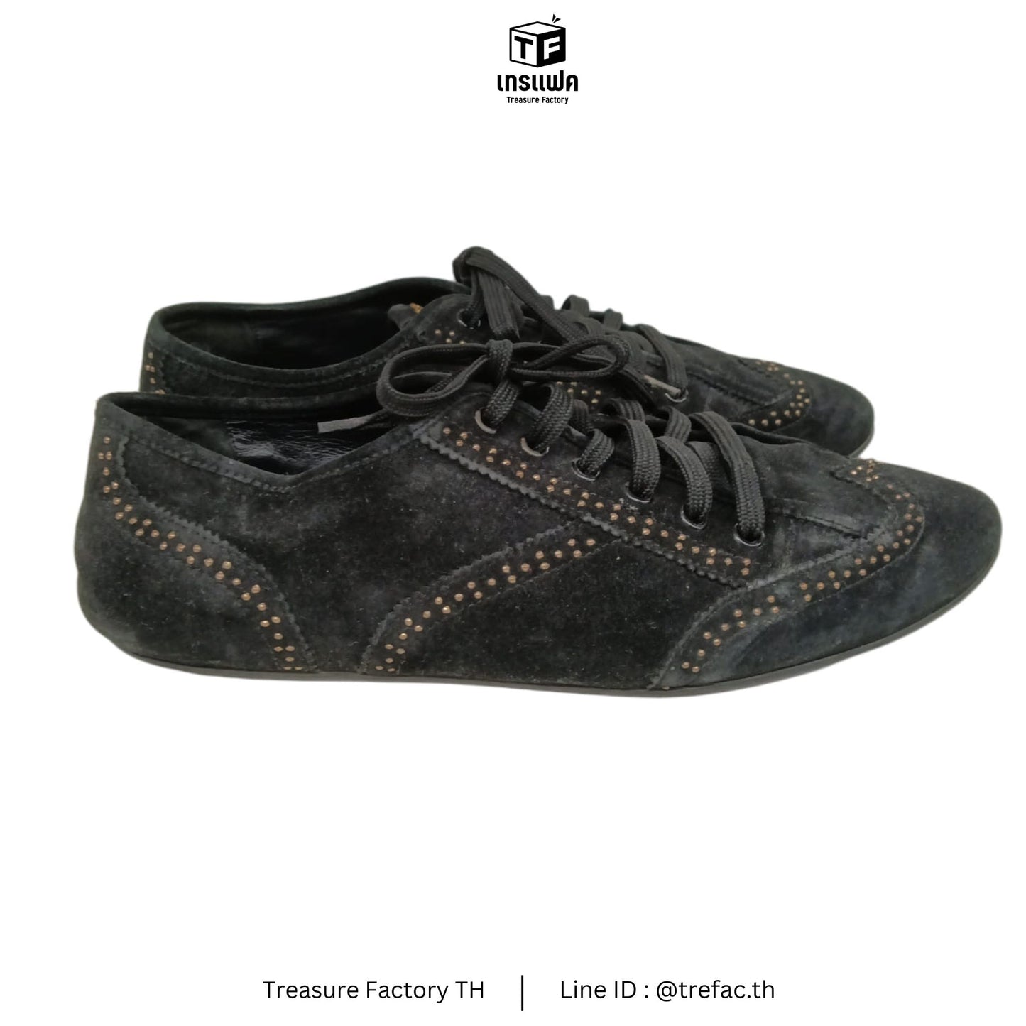 LOUIS VUITTON Shoes 39 1/2 Lady's Black GO 0122 (Rank B)