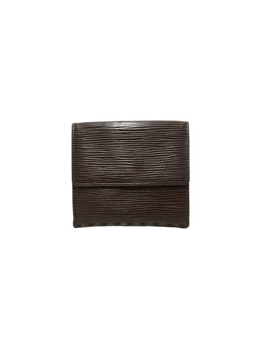 LOUIS VUITTON Wallet Epi M6363K Brown SP0091 Rank B