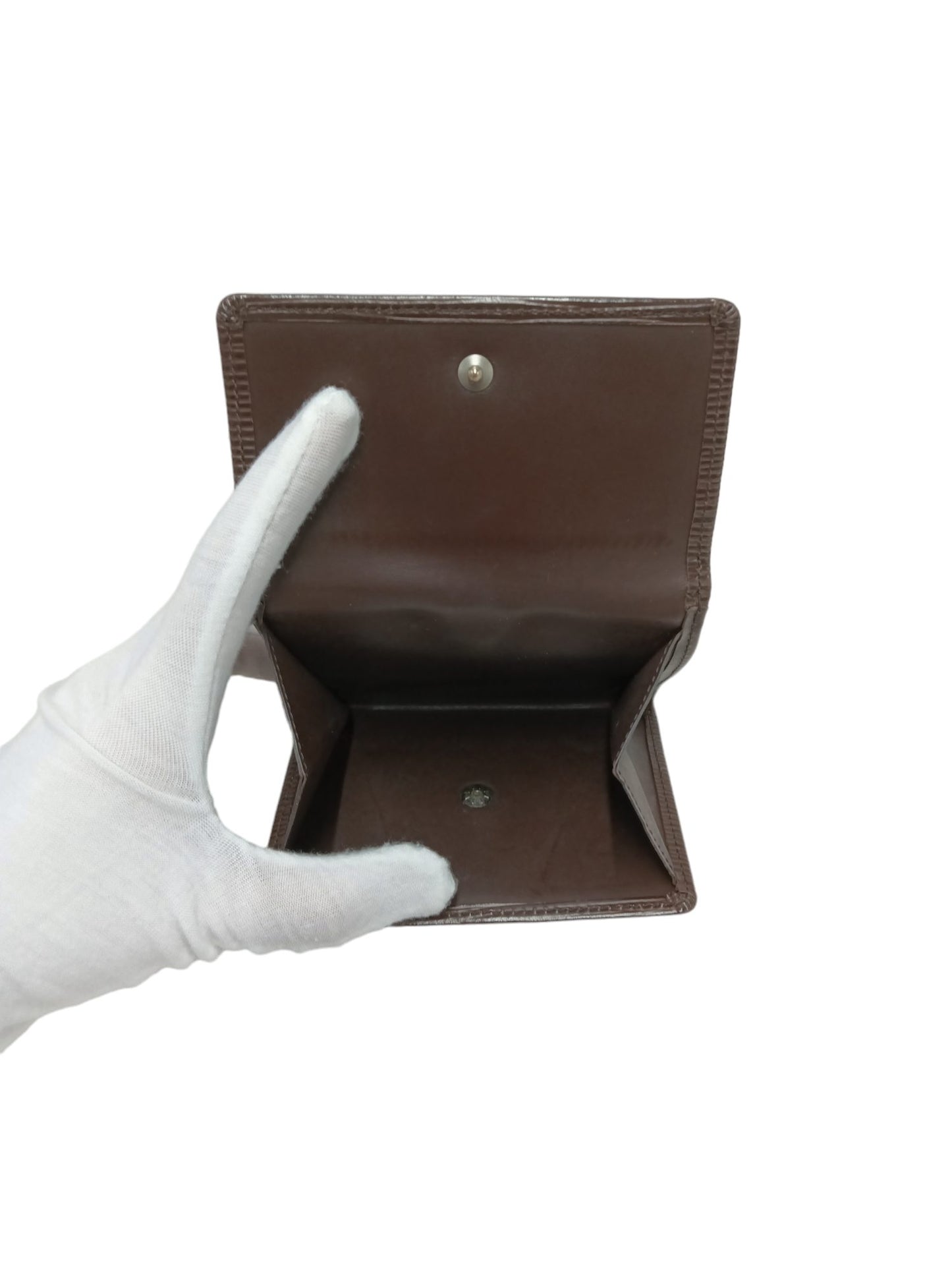 LOUIS VUITTON Wallet Epi M6363K Brown SP0091 Rank B