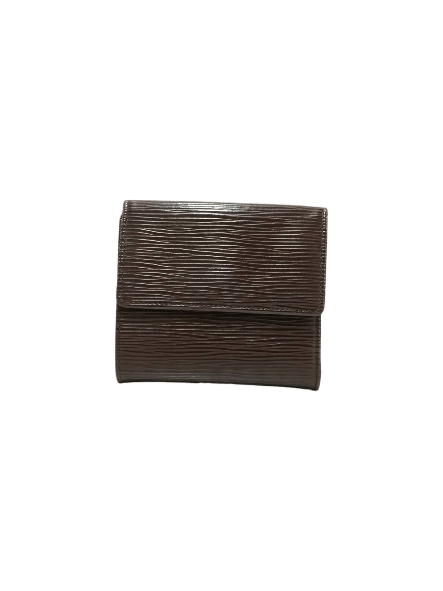 LOUIS VUITTON Wallet Epi M6363K Brown SP0091 Rank B