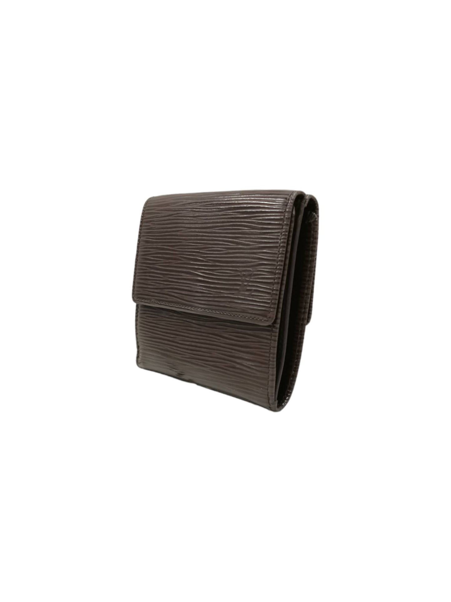 LOUIS VUITTON Wallet Epi M6363K Brown SP0091 Rank B