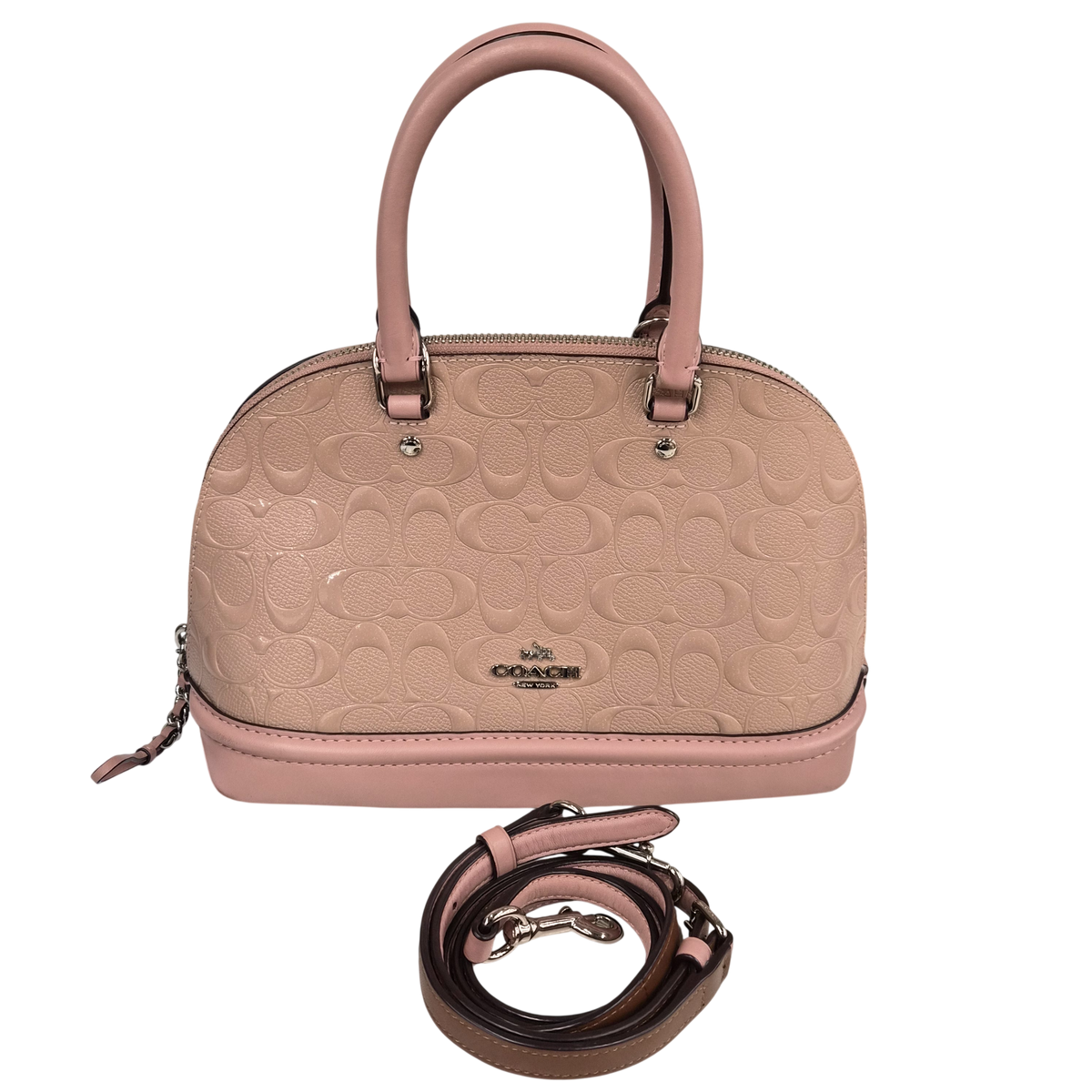 COACH 2WAY Bag F27597 Pink Rank(B) Tag Damage