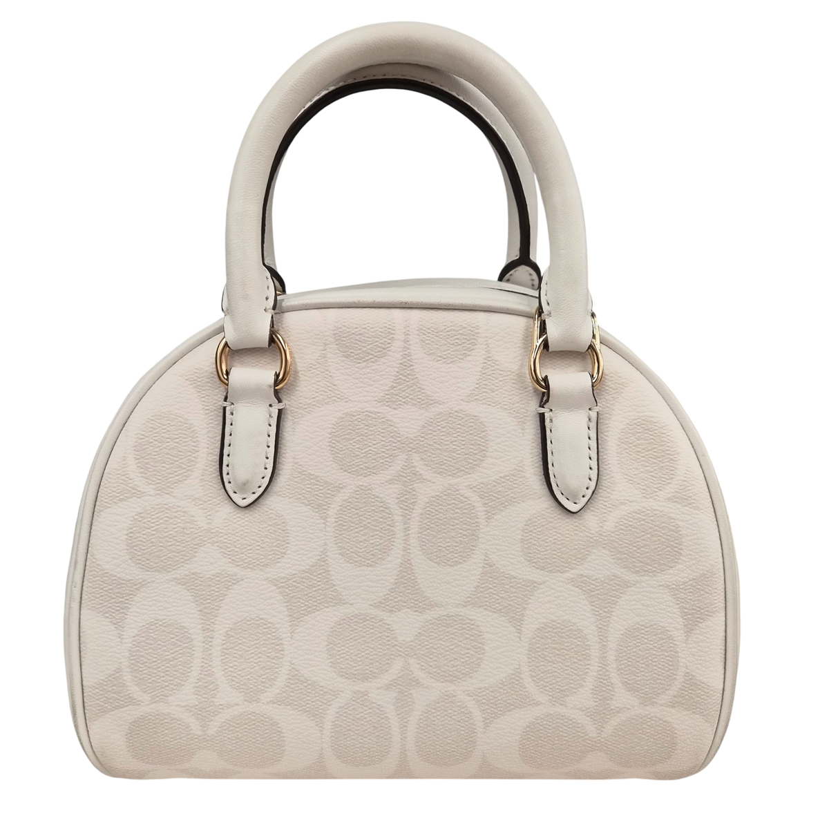 COACH 2WAY Bag CA591 Beige Rank(A)