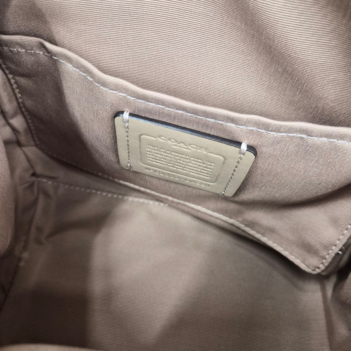 COACH 2WAY Bag CA591 Beige Rank(A)