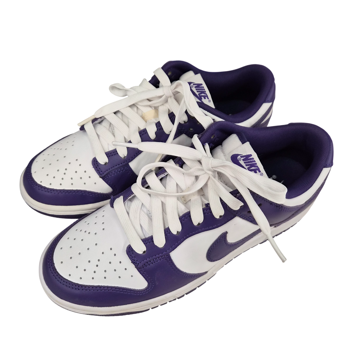 NIKE Sneaker SIZE 40.5 DD1391-104 Mens White/Purple Rank(AB)