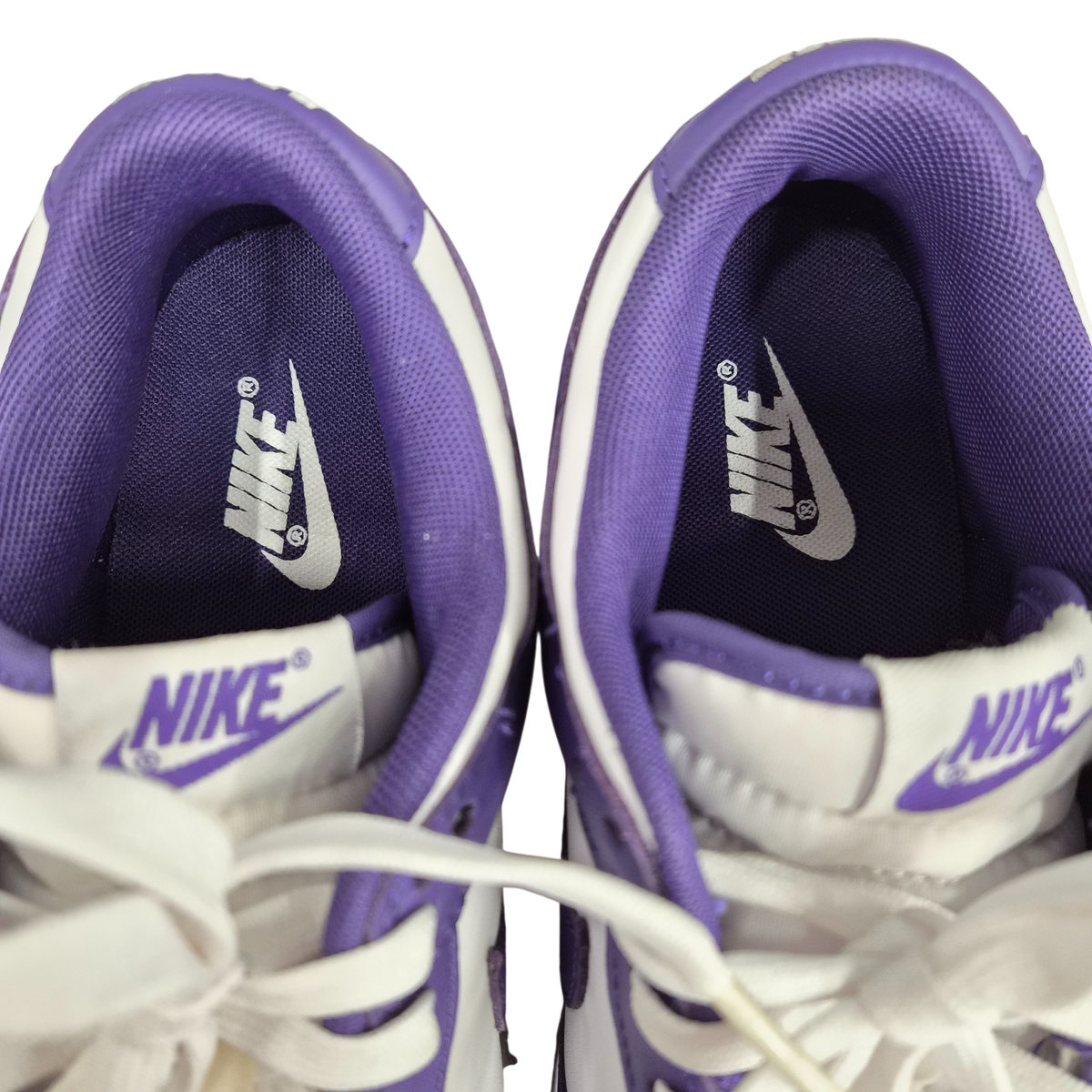 NIKE Sneaker SIZE 40.5 DD1391-104 Mens White/Purple Rank(AB)