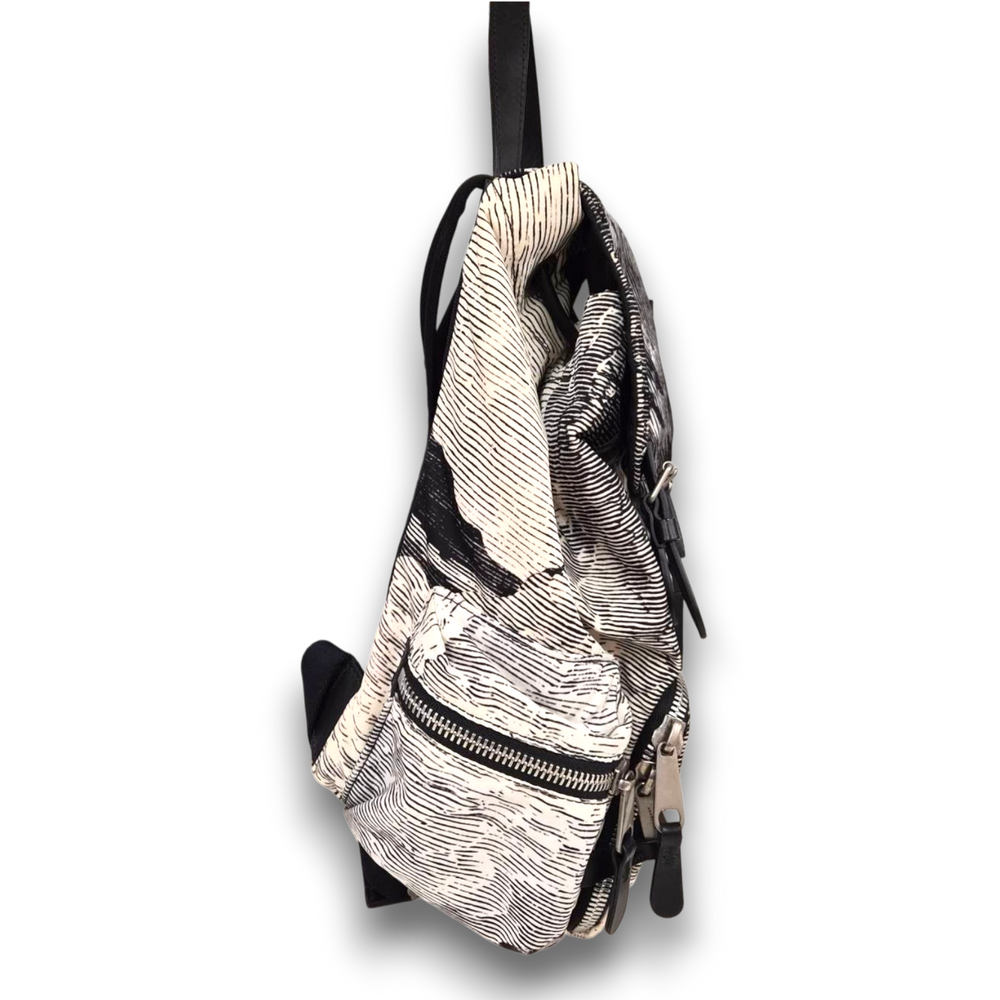 BURBERRY Rucksack R0EVEINT33SIB Beige/Black Rank(B) Stain