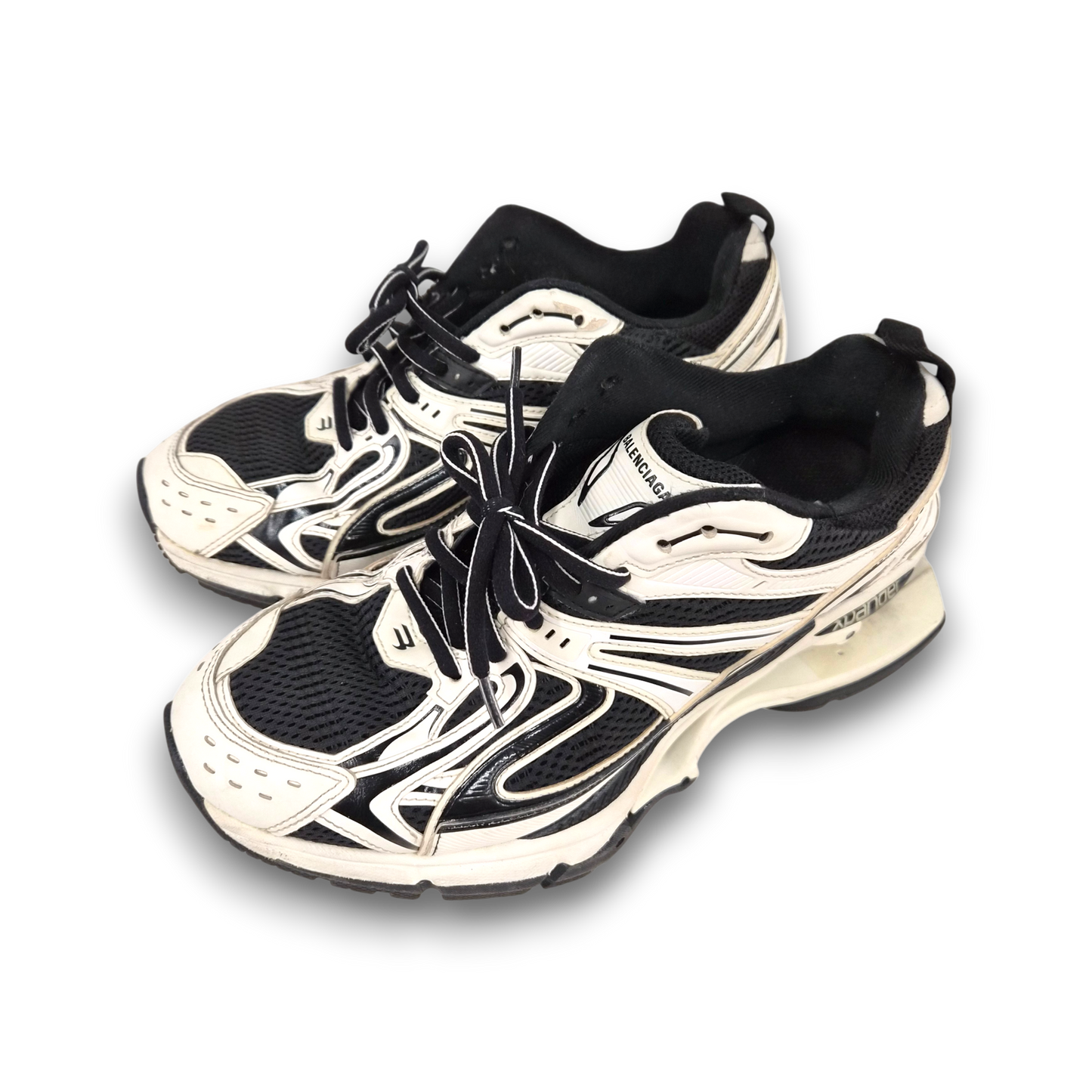 BALENCIAGA Sneaker SIZE 40 653871 Mens Black/White Rank(A)