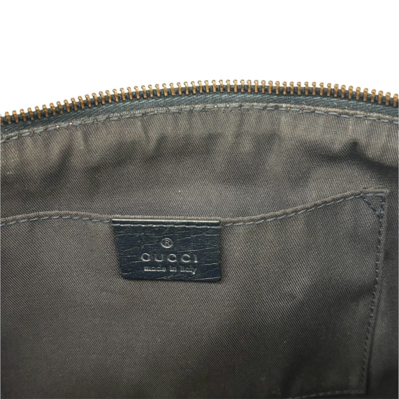 GUCCI Clutch Bag 130653 213317 Beige/Navy