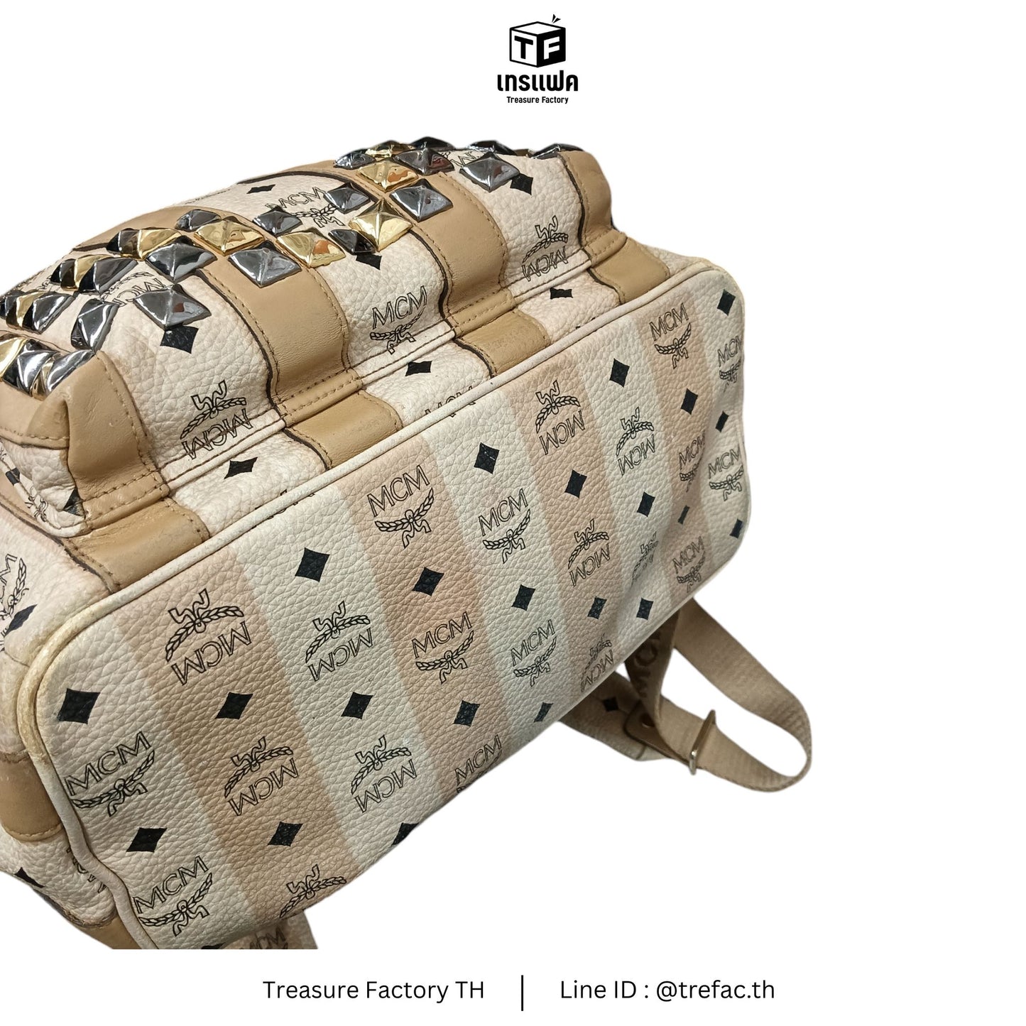 MCM Rucksack Beige MMK4SVI02IG001