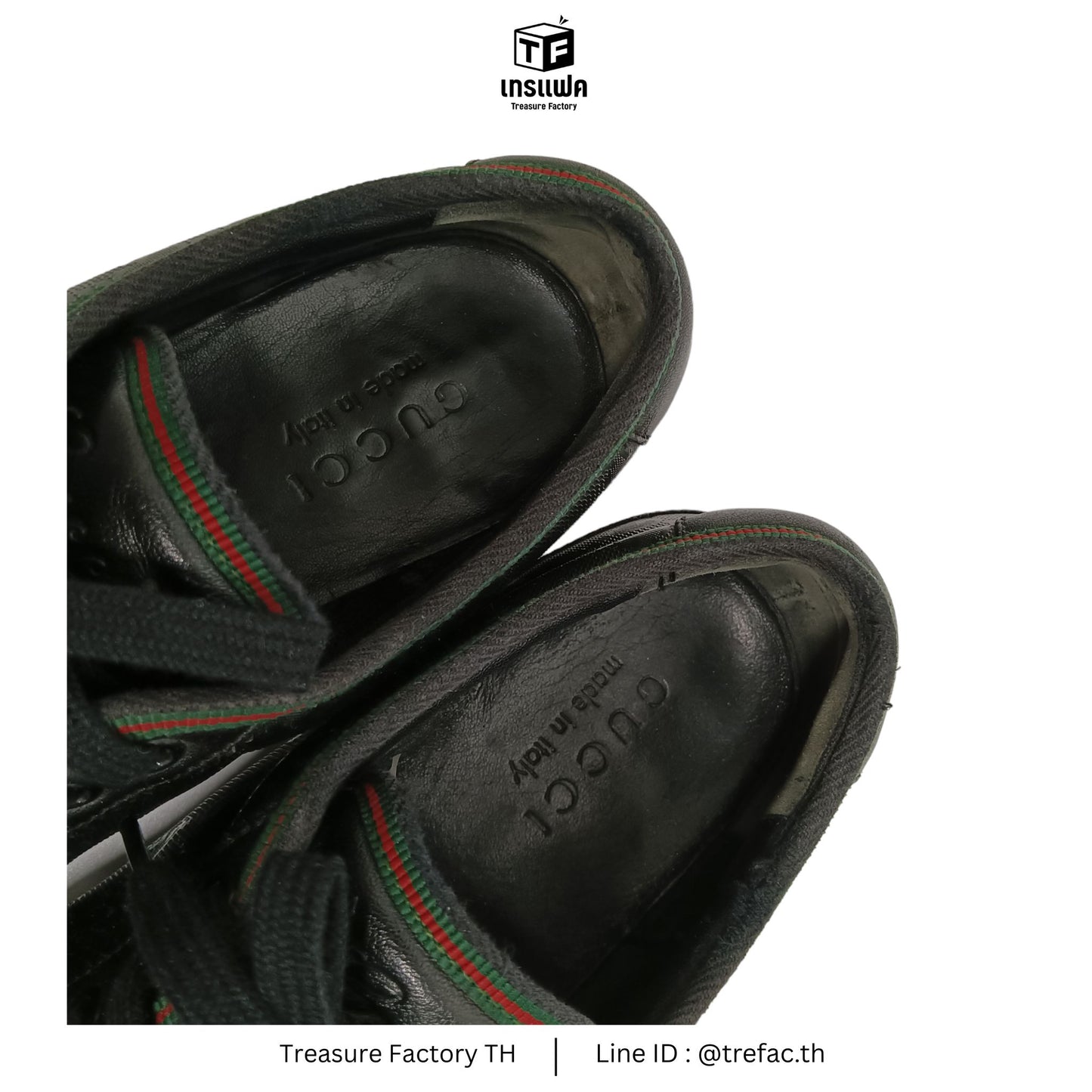 GUCCI Sneaker Lady's Black Size 5 233321