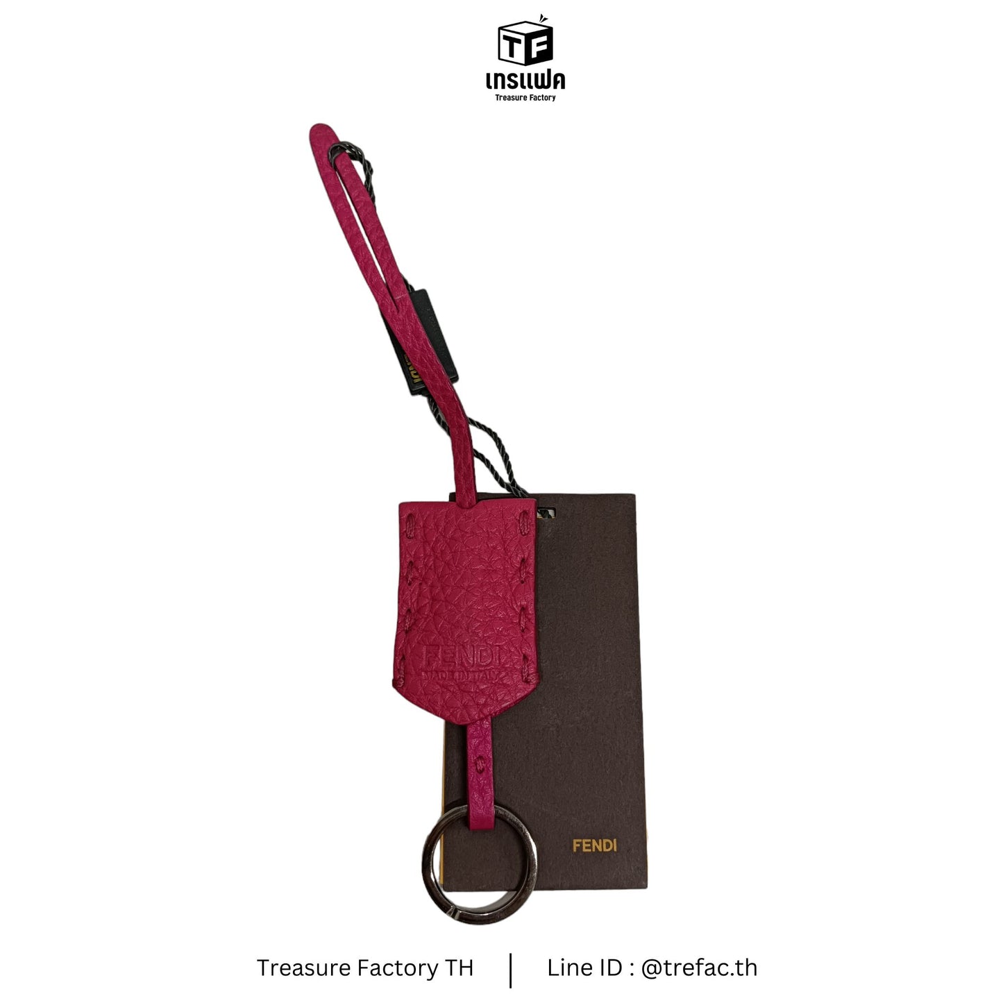 FENDI KEY RING SHOCKING PINK 8AV059 00NDU F0QE7 RANK(B)