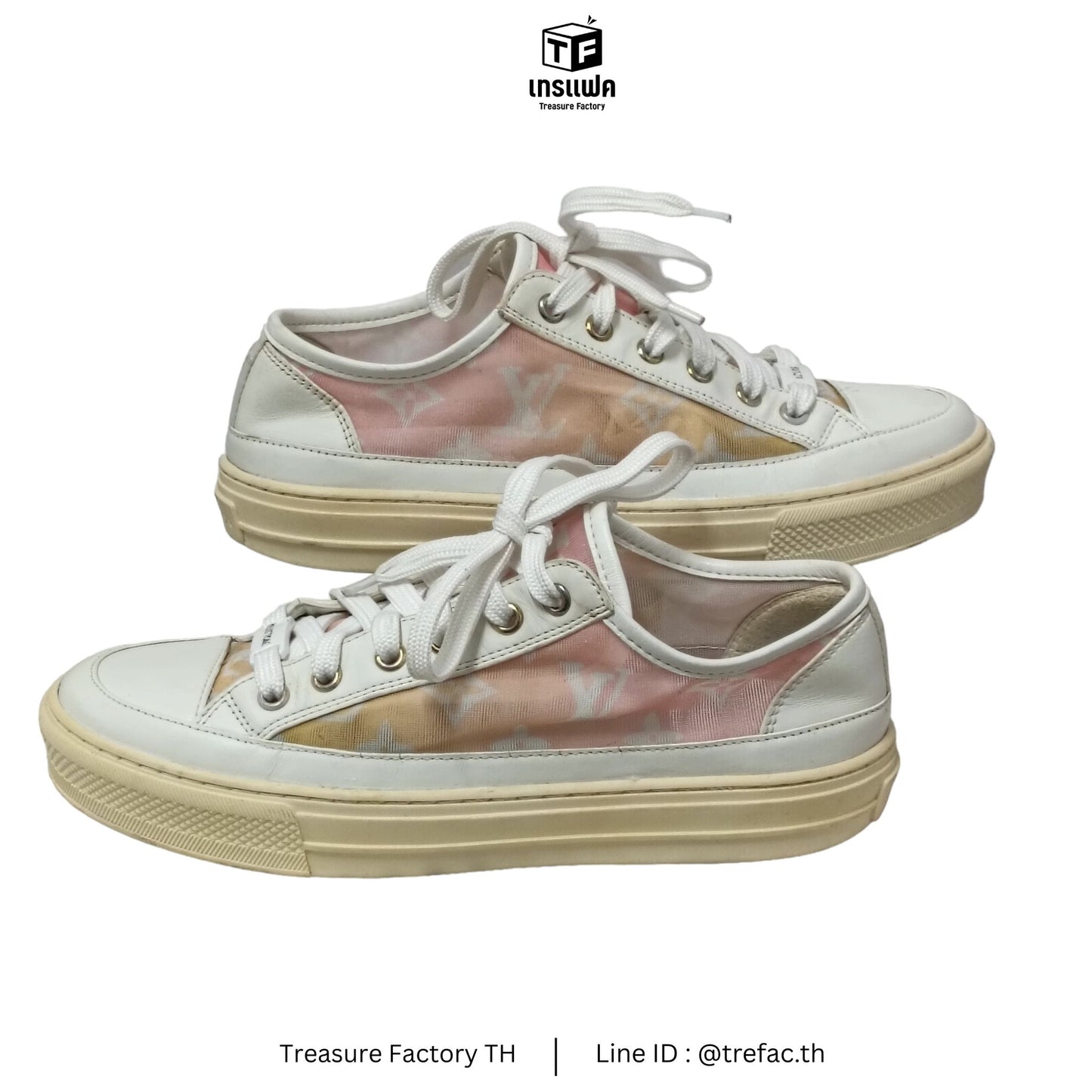 LOUIS VUITTON SNEAKER SIZE 38 LADY'S white LD0220