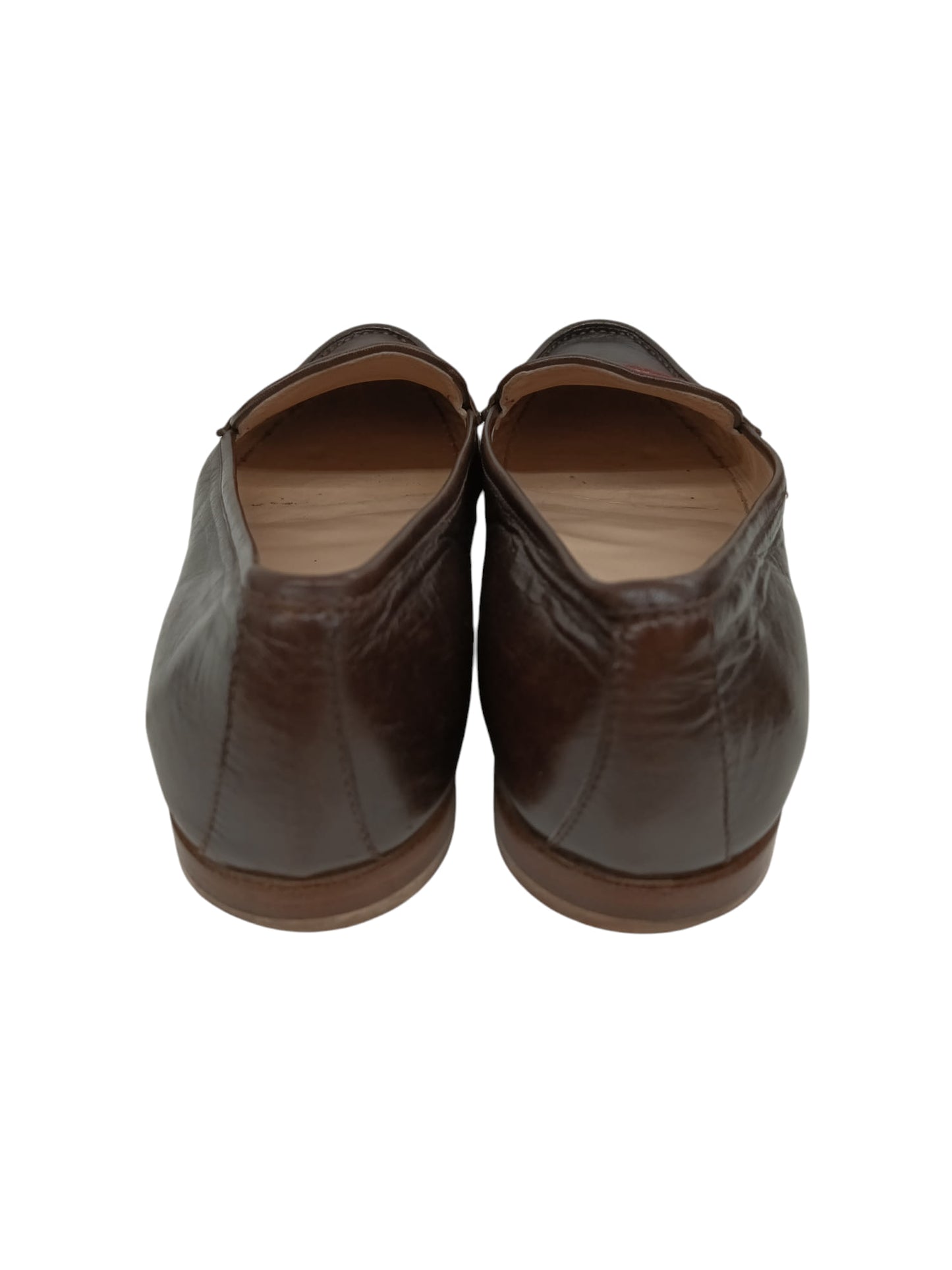 BALLY Loafers 37 Lady's Brown TOROTEA (Rank B)