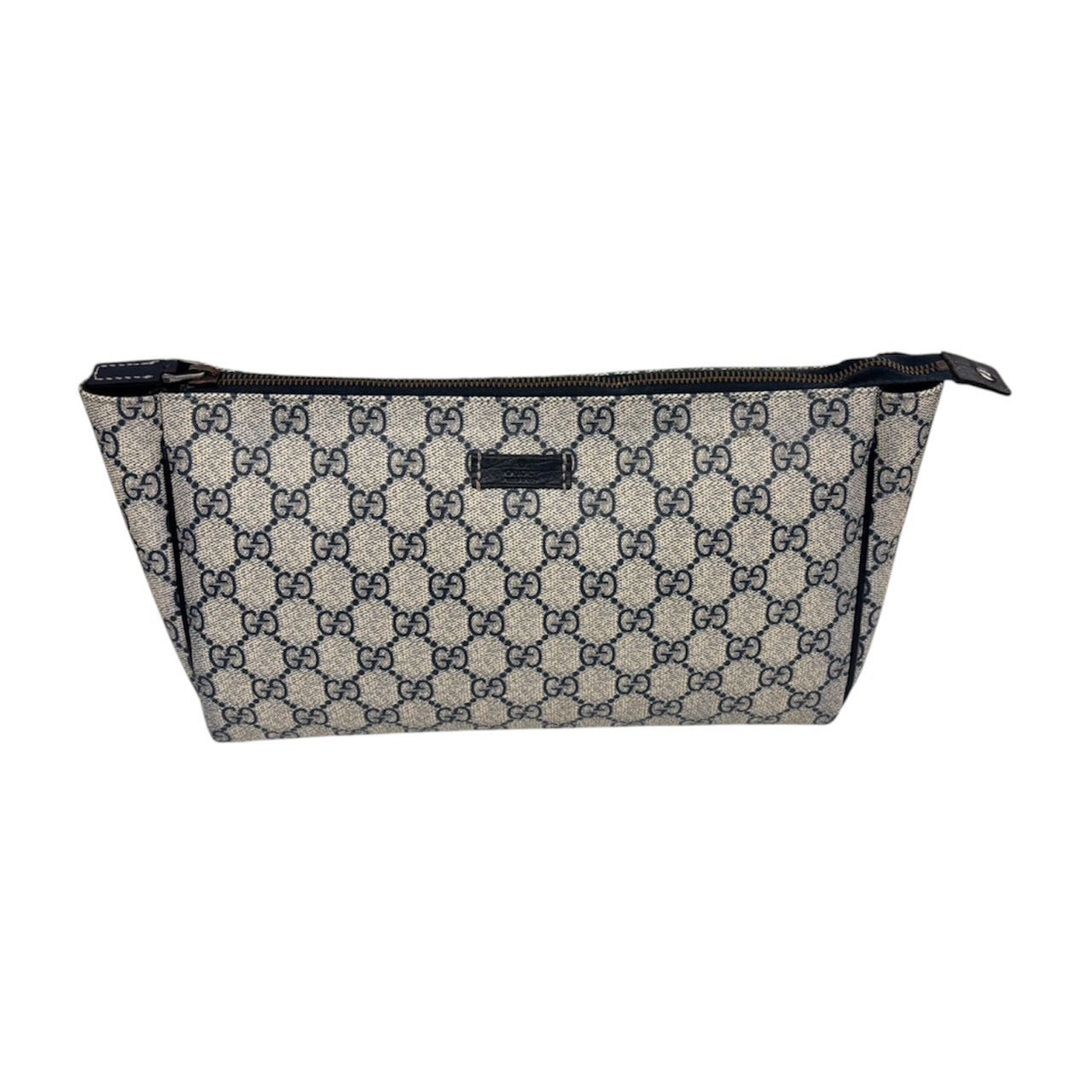 GUCCI Clutch Bag 130653 213317 Beige/Navy