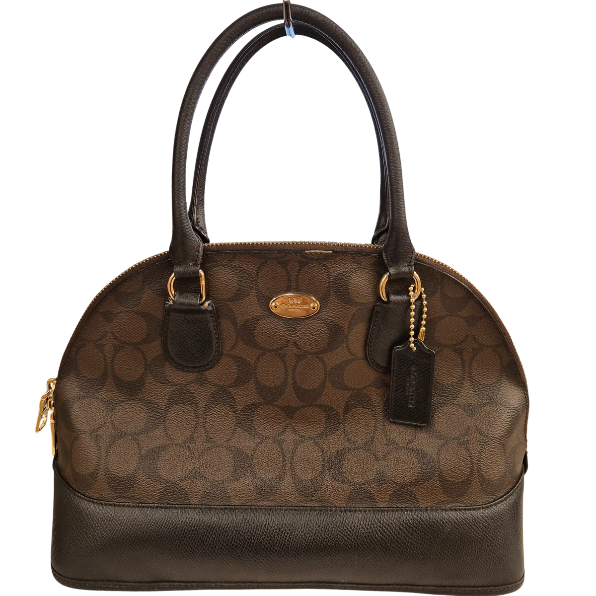 COACH 2WAY Bag F33904 Brown Rank(B) Damage