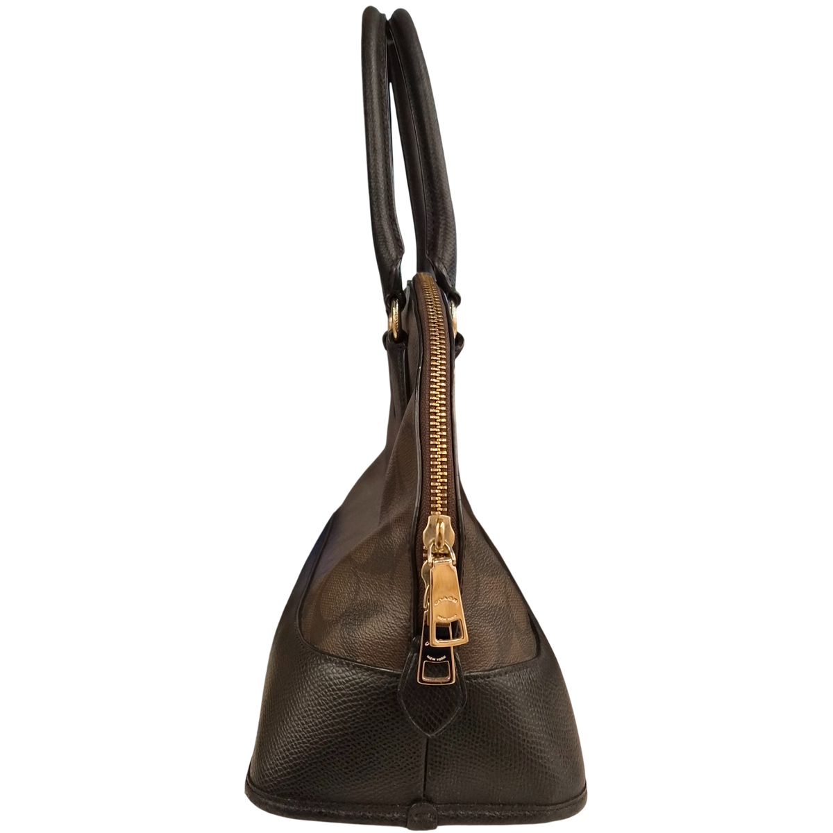 COACH 2WAY Bag F33904 Brown Rank(B) Damage