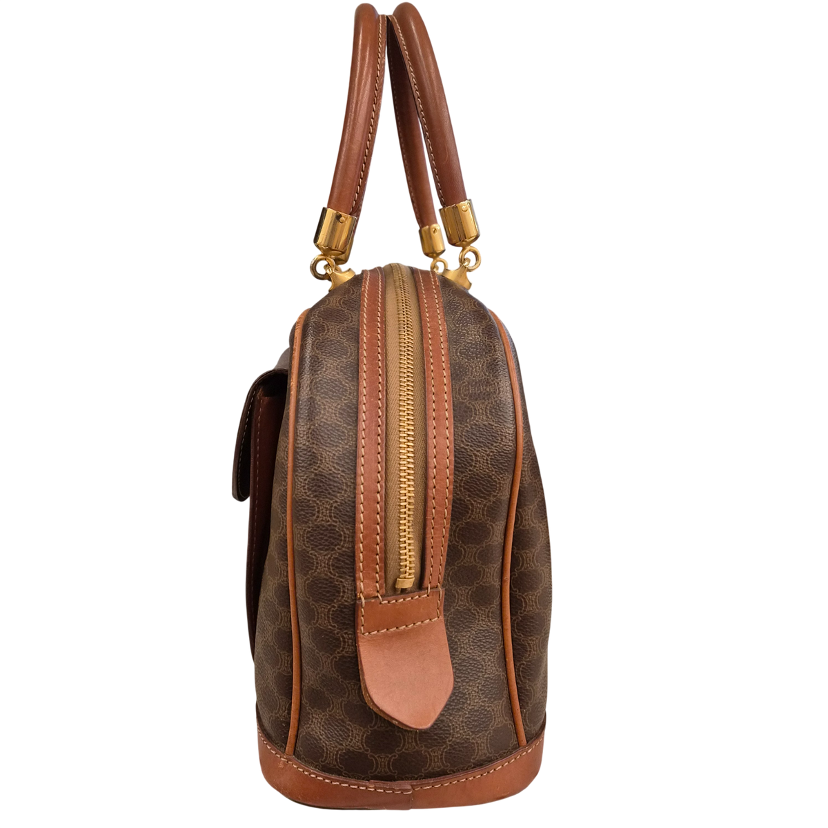 CELINE Handbag MC97 Brown Rank(B)