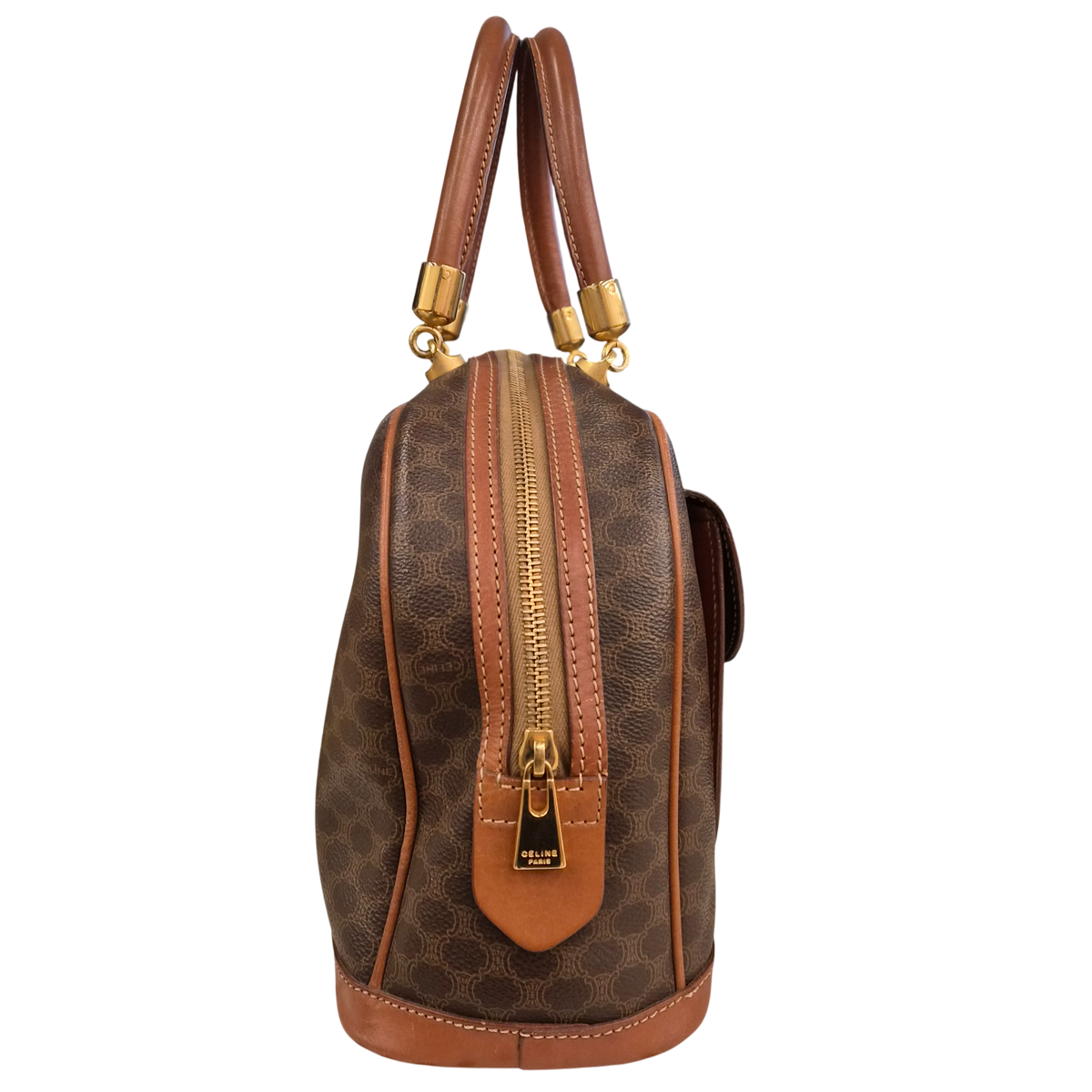 CELINE Handbag MC97 Brown Rank(B)