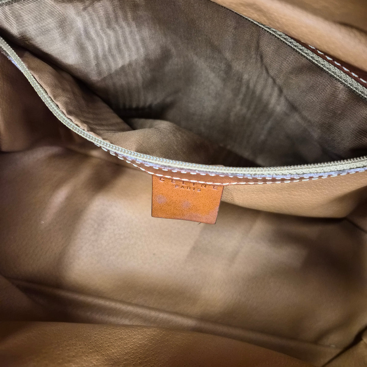 CELINE Handbag MC97 Brown Rank(B)