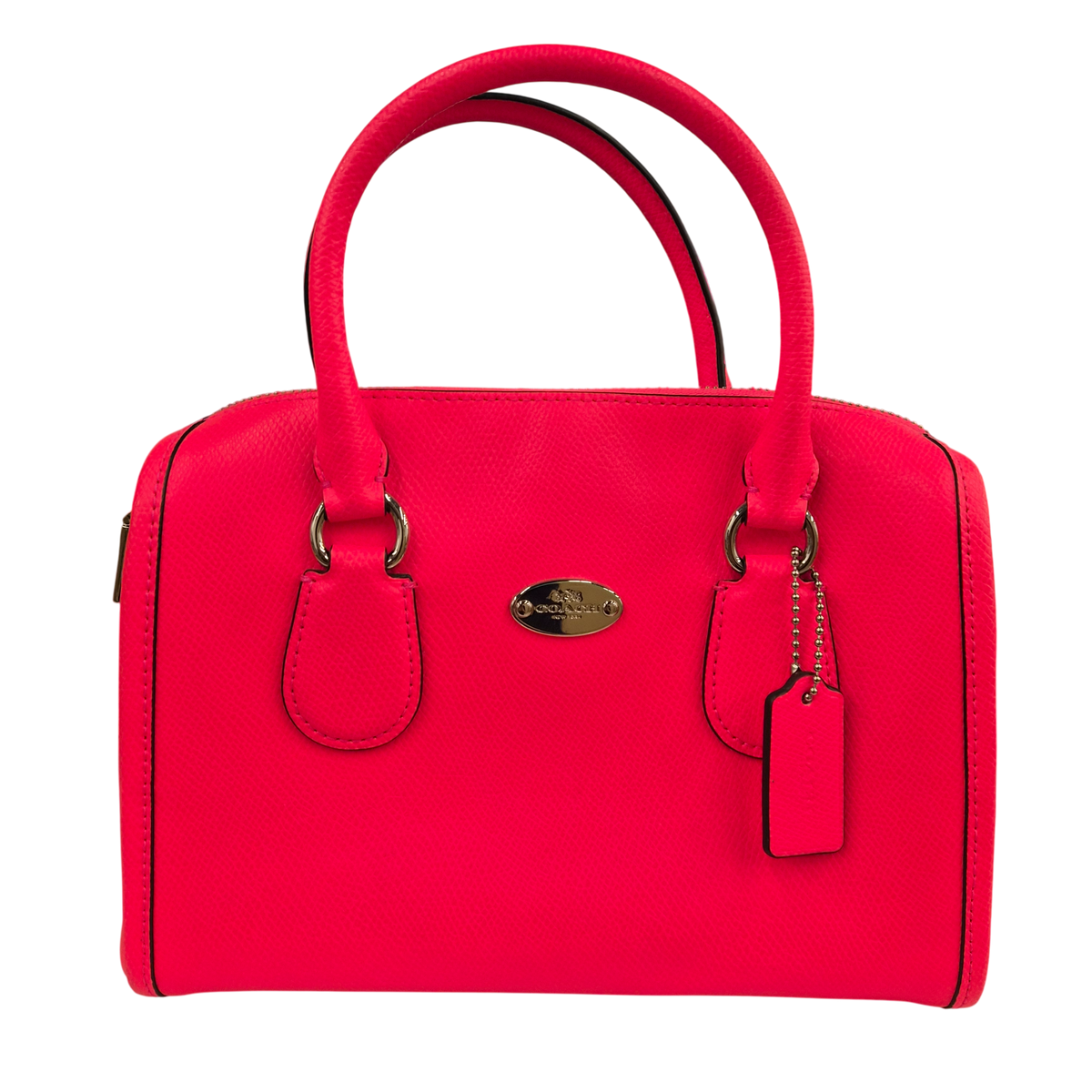 COACH 2WAY Bag F34697 Neon Pink Rank(A) M1480