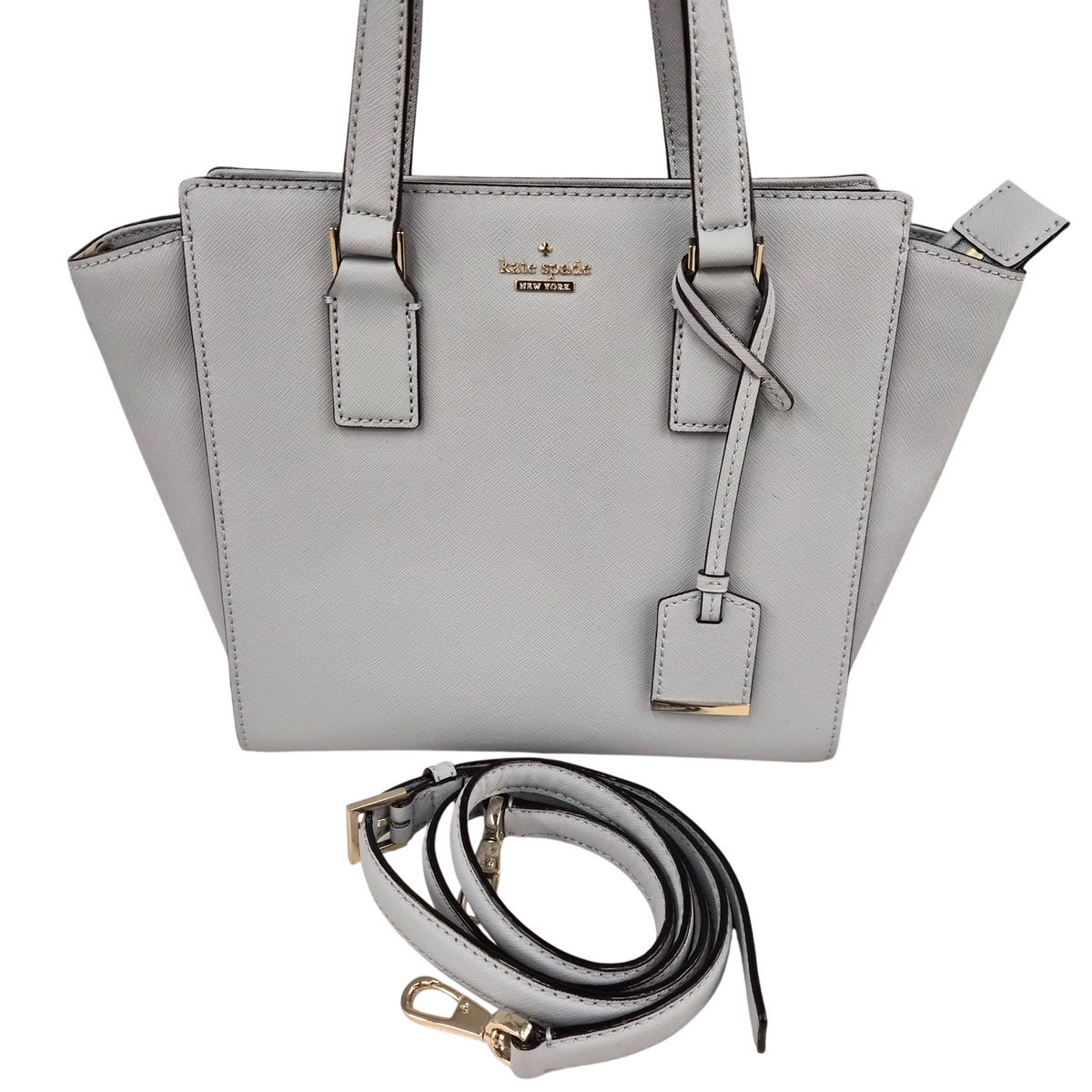 Kate Spade Shoulder Bag Light Gray Rank(B) Strap Scratch